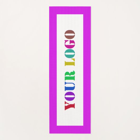 会社カスタムロゴビジネスヨガマット選択カラー ヨガマット (正面)