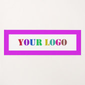 会社カスタムロゴビジネスヨガマット選択カラー ヨガマット (正面(横))