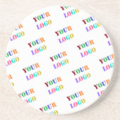 会社カスタムロゴビジネス促進コースター コースター (正面)