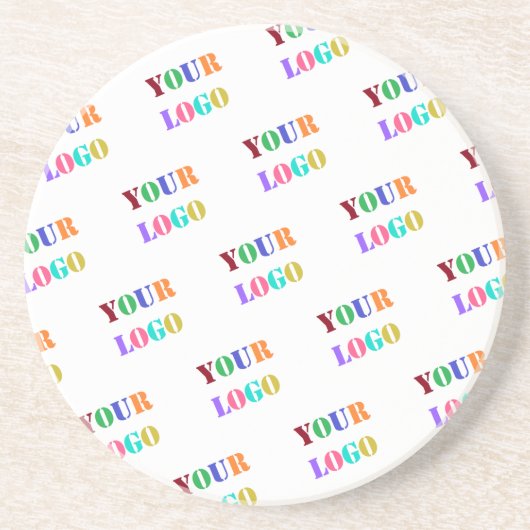 会社カスタムロゴビジネス促進コースター コースター (正面)