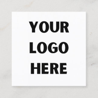 会社カスタムロゴビジネス従業員スタッフトラック スクエア名刺