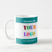 会社カスタムロゴプロモーション事業のマググ コーヒーマグカップ (左)