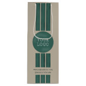 会社カスタムロゴプロモーション事業ブランド ワインギフトバッグ (正面)