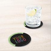 会社カスタムロゴラウンド紙パルプボードコースター ラウンドペーパーコースター (インサイチュ)