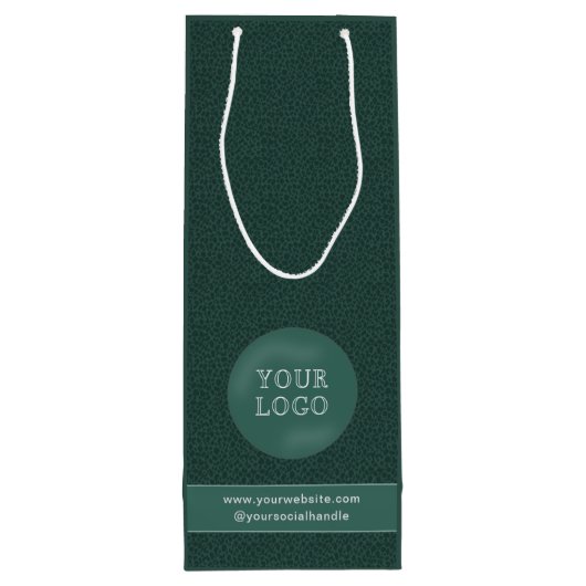 会社カスタムロゴ付き抱き枕ワイン ワインギフトバッグ (裏面)