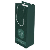 会社カスタムロゴ付き抱き枕ワイン ワインギフトバッグ (正面アングル)