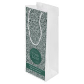 会社カスタムロゴ付き抱き枕ワイン ワインギフトバッグ (裏面アングル)