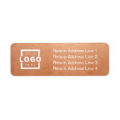 会社カスタムロゴ会社ラベル ラベル (正面)