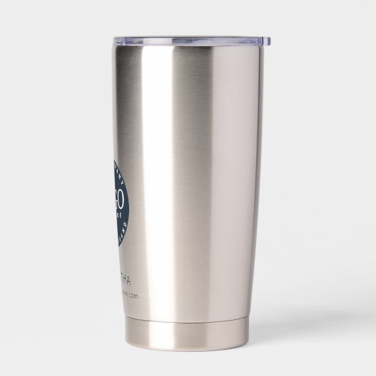 会社カスタムロゴ会社社員 保温保冷タンブラー (左面)