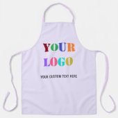 会社カスタムロゴ宣伝業務エプロン エプロン (正面)