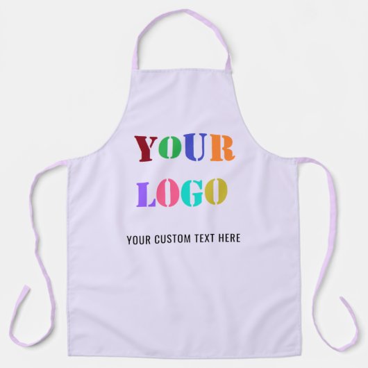 会社カスタムロゴ宣伝業務エプロン エプロン (正面)