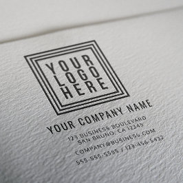 会社カスタムロゴ差出人住所 セルフインキングスタンプ