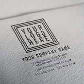 会社カスタムロゴ差出人住所 ラバースタンプ