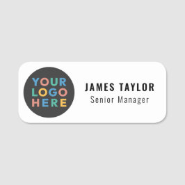 会社カスタムロゴ従業員の磁気安全ピン 名札