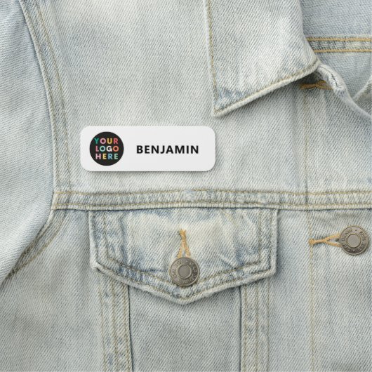 会社カスタムロゴ従業員の磁気 名札 (インサイチュ)