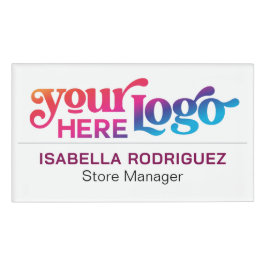 会社カスタムロゴ従業員スタッフ 名札