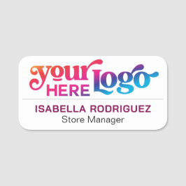 会社カスタムロゴ従業員スタッフ 名札