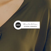 会社カスタムロゴ従業員ID磁気 名札