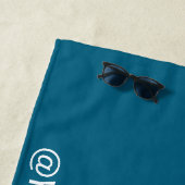 会社カスタムロゴ文字ビーチタオル選択カラー ビーチタオル (インサイチュ)