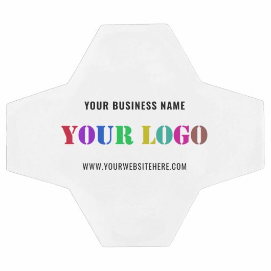 会社カスタムロゴ文字プロモサッカーボール サッカーボール (フラット)