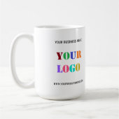 会社カスタムロゴ販売促進事業マグギフト コーヒーマグカップ (左)