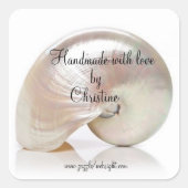 会社カスタムロゴ スクエアシール (正面)