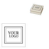 会社カスタム又は事業のロゴマーク ラバースタンプ (押印)