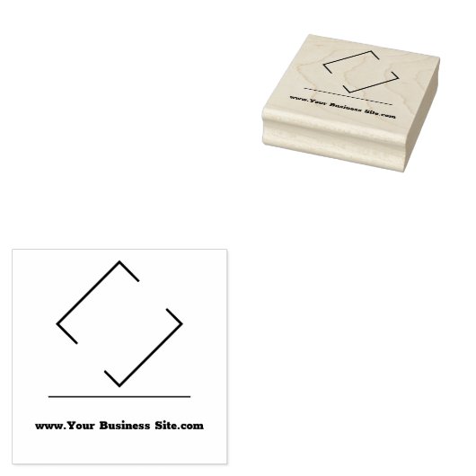 会社カスタム又は事業規模の大きいロゴ及びウェブサイト ラバースタンプ (押印)