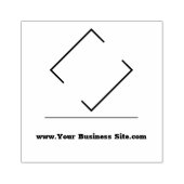 会社カスタム又は事業規模の大きいロゴ及びウェブサイト ラバースタンプ (インプリント)