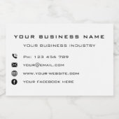 会社カスタム名ラベル情報 フードラベル (シングルラベル)