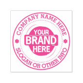 会社カスタム名付きビジネスのロゴ セルフインキングスタンプ (デザイン)