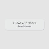 会社カスタム従業員ドライイレーズ磁気 名札 (正面)