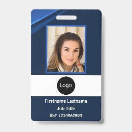会社カスタム従業員id、フォトロゴバーコード バッジ