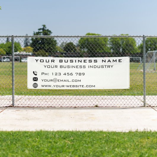 会社カスタム情報ビジネスプロモーションバナー 横断幕 (インサイチュ)