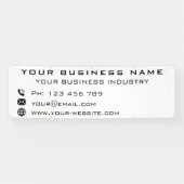 会社カスタム情報ビジネスプロモーションバナー 横断幕 (横)