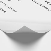 会社カスタム情報文字事業ラッピング紙 ラッピングペーパー (角)