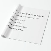 会社カスタム情報文字事業ラッピング紙 ラッピングペーパー (アンロールド)