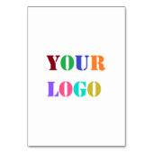 会社カスタム表番号の会社ロゴ テーブルナンバー (正面)