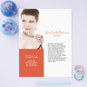 会社カタログ製品ラインシートのカバーテンプレート チラシ (シングル)