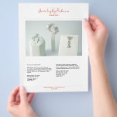 会社カタログ2製品販売ラインシートテンプレート チラシ (手)