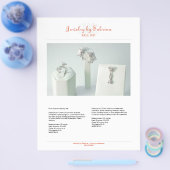 会社カタログ2製品販売ラインシートテンプレート チラシ (シングル)