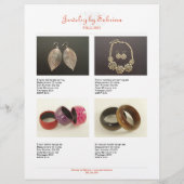 会社カタログ8製品販売ラインシートテンプレート チラシ (裏面)