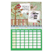 会社カレンダー各ページにロゴを追加 カレンダー (3月 2027)