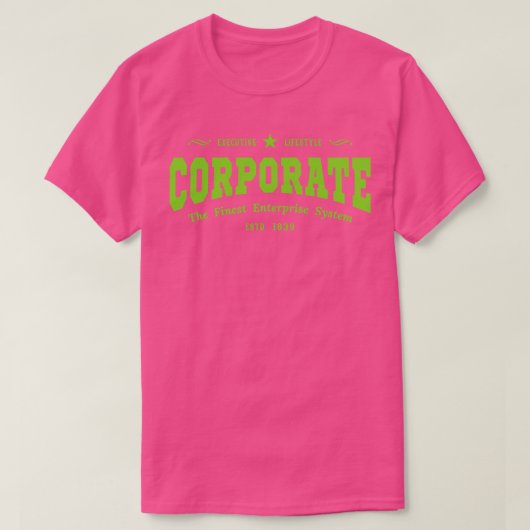会社クール Tシャツ (デザイン正面)