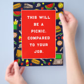 会社サマーパーティーチラシ チラシ (手)