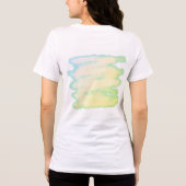 会社シンプルTエレガントのカスタムロゴ トライブレンドＴシャツ (裏面)