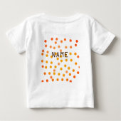 会社シンプルTエレガントのカスタムロゴ ベビーTシャツ (裏面)