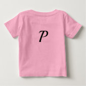 会社シンプルTエレガントのカスタムロゴ ベビーTシャツ (裏面)