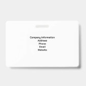 会社セキュリティバッジ バッジ (裏面)