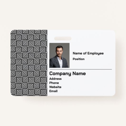 会社セキュリティバッジ バッジ (正面)